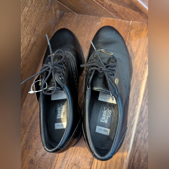 Etonic Gortex Power Play Black Leather Oxford Golf Shoes men's 7.5 W 4 EU 40 - Picture 15 of 15